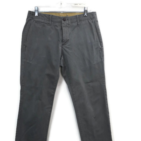 Gap Pants Lived In Straight Gray Size 30 Cotton - Picture 1 of 6